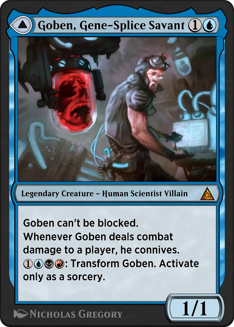 Norman Osborn // Green Goblin - Mythic Legendary Creature — Goblin Human Villain card from Through the Omenpaths