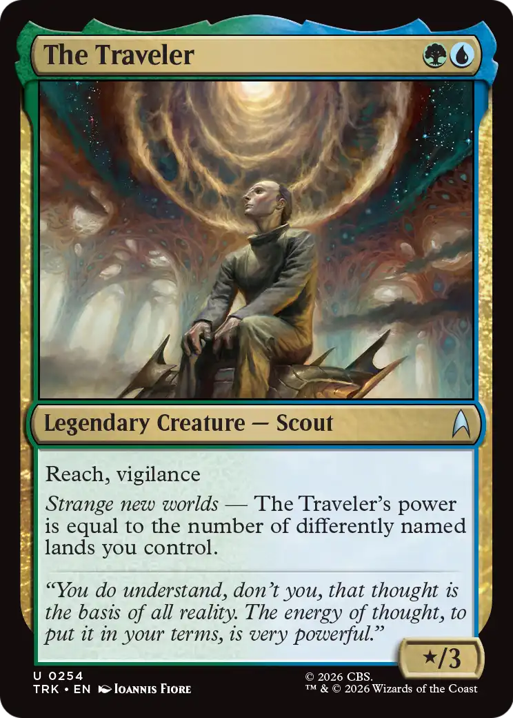 The Traveler - Uncommon Legendary Creature — Scout card from Star Trek
