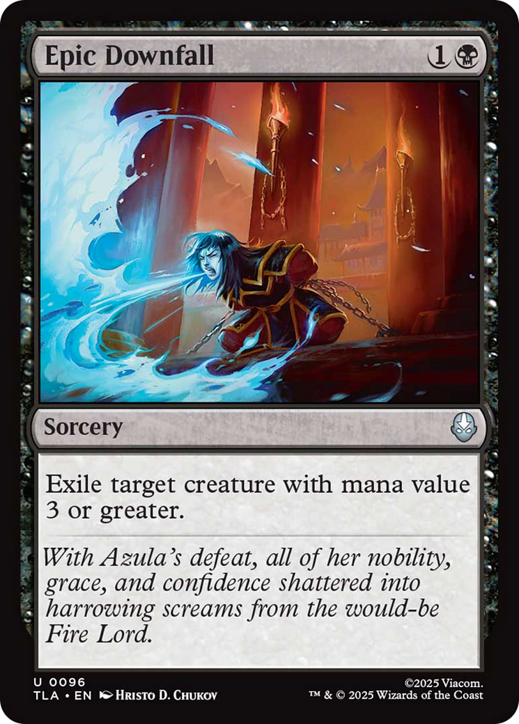 Epic Downfall - Uncommon Sorcery card from Avatar: The Last Airbender