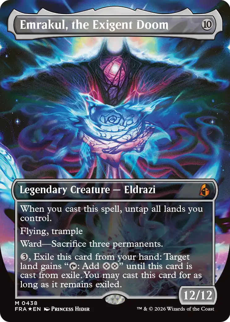 Emrakul, the Exigent Doom - Mythic Legendary Creature — Eldrazi card from Reality Fracture