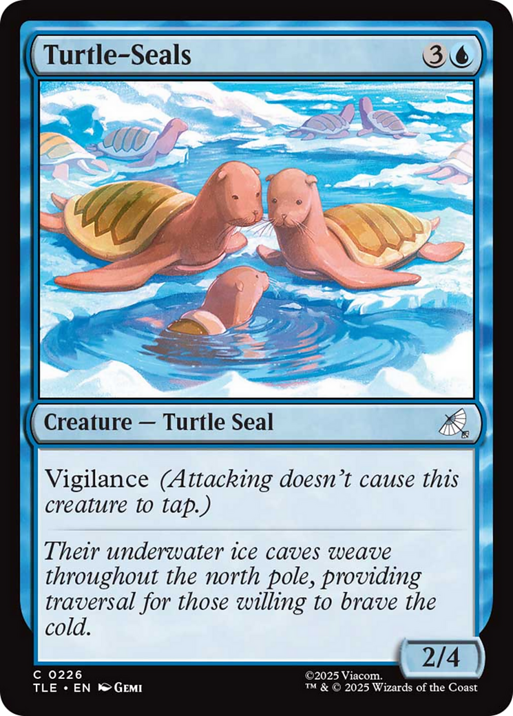 Turtle-Seals - Common Creature — Turtle Seal card from Avatar: The Last Airbender Eternal