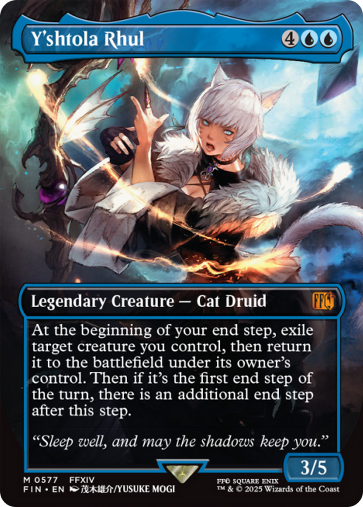 Y'shtola Rhul - Mythic Legendary Creature — Cat Druid card from Final Fantasy