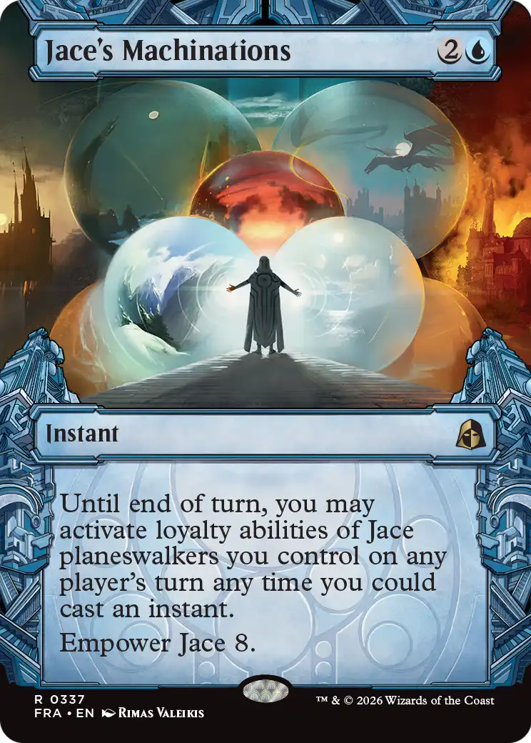 Jace's Machinations - Rare Instant card from Reality Fracture