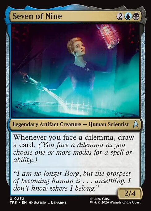 Seven of Nine - Uncommon card from Star Trek