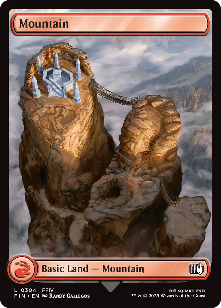 Mountain - Common Basic Land — Mountain card from Final Fantasy