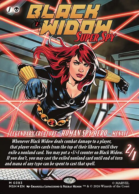 Black Widow, Super Spy