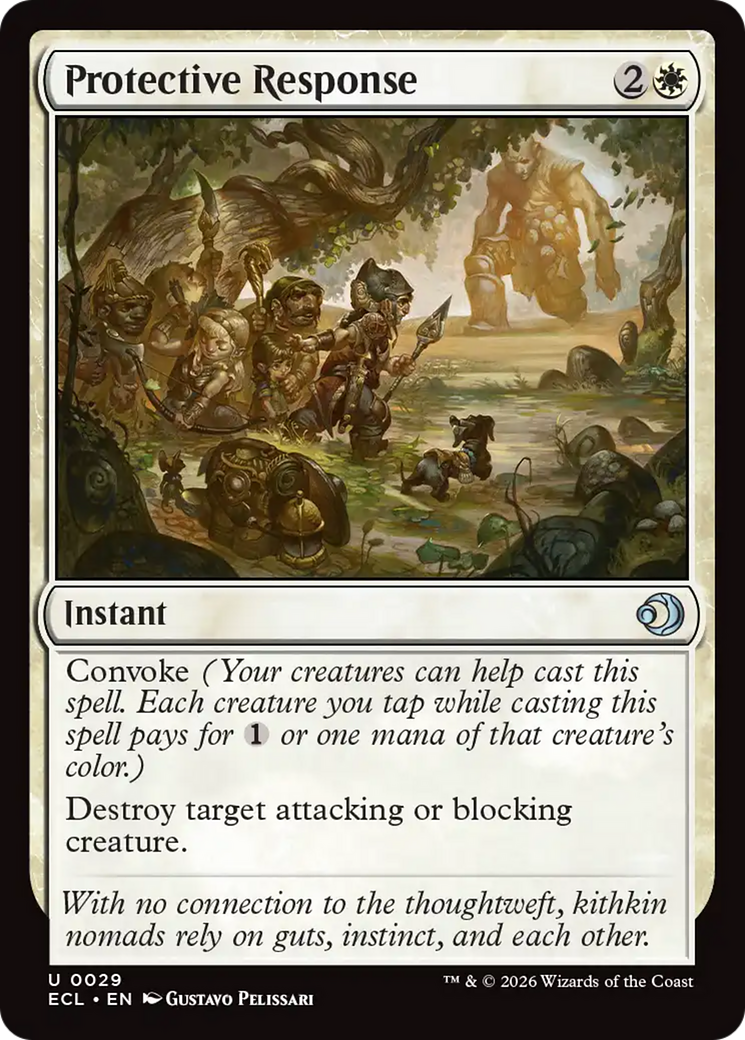 Protective Response - Uncommon Instant card from Lorwyn Eclipsed