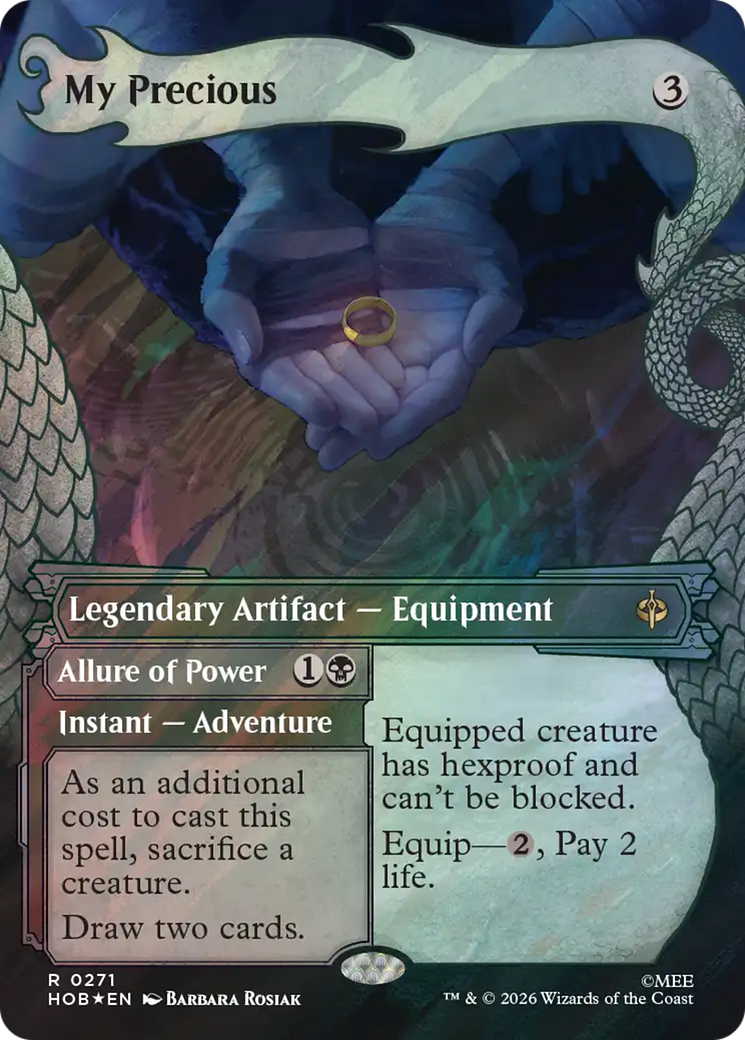 My Precious // Allure of Power - Rare Legendary Artifact — Equipment card from The Hobbit