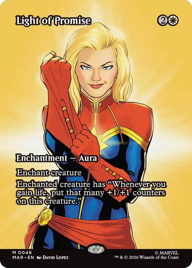 Light of Promise - Mythic Enchantment — Aura card from Marvel Universe