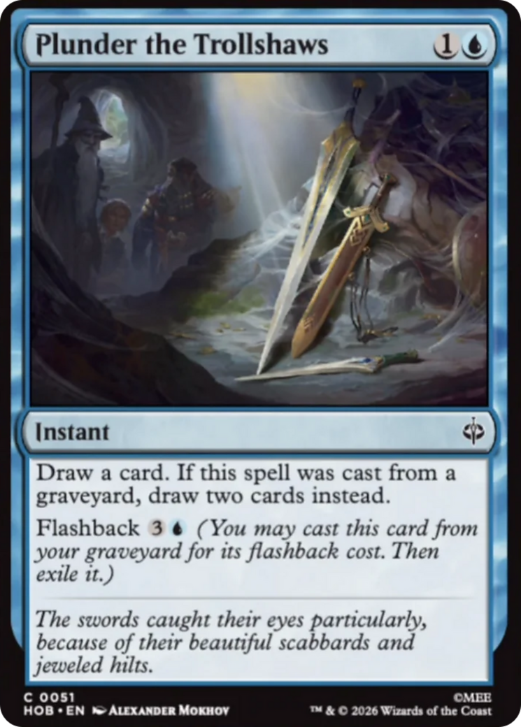 Plunder the Trollshaws - Common Instant card from The Hobbit