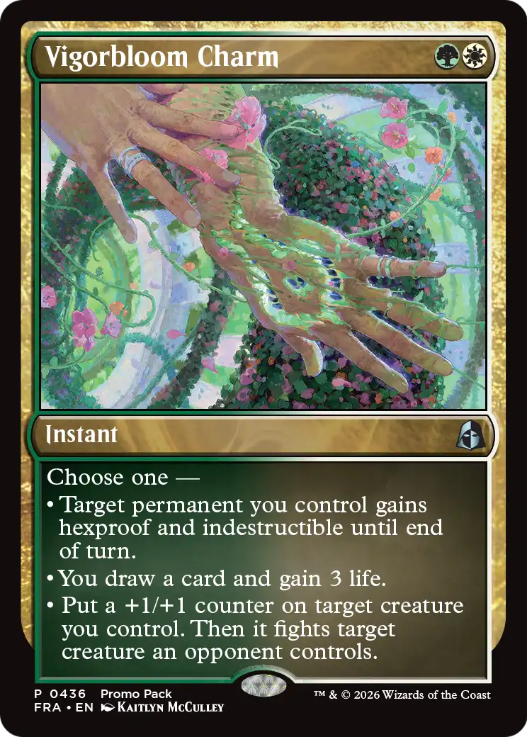 Vigorbloom Charm - Uncommon Instant card from Reality Fracture