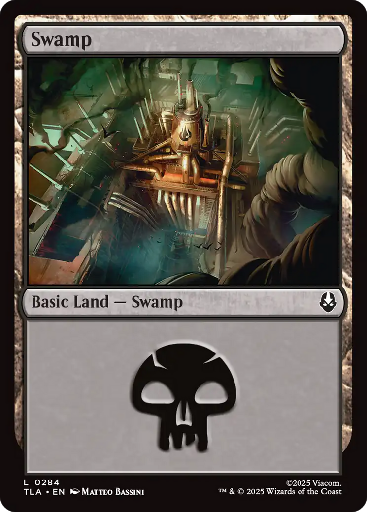 Swamp - Common Basic Land — Swamp card from Avatar: The Last Airbender