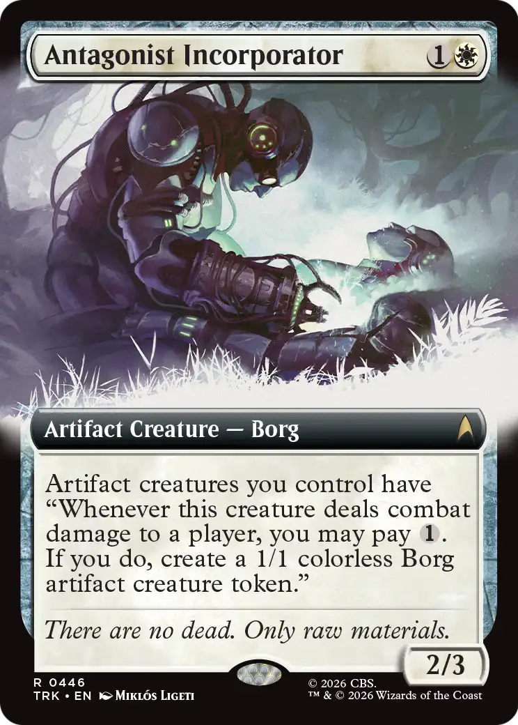 Antagonist Incorporator - Rare Artifact Creature — Borg card from Star Trek