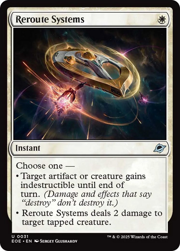 Reroute Systems - Uncommon Instant card from Edge of Eternities