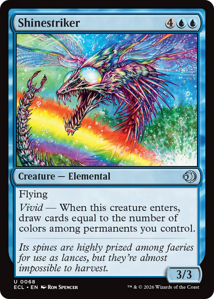 Shinestriker - Uncommon Creature — Elemental card from Lorwyn Eclipsed
