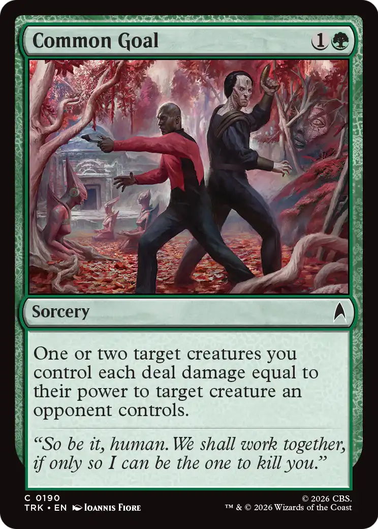 Common Goal - Common Sorcery card from Star Trek