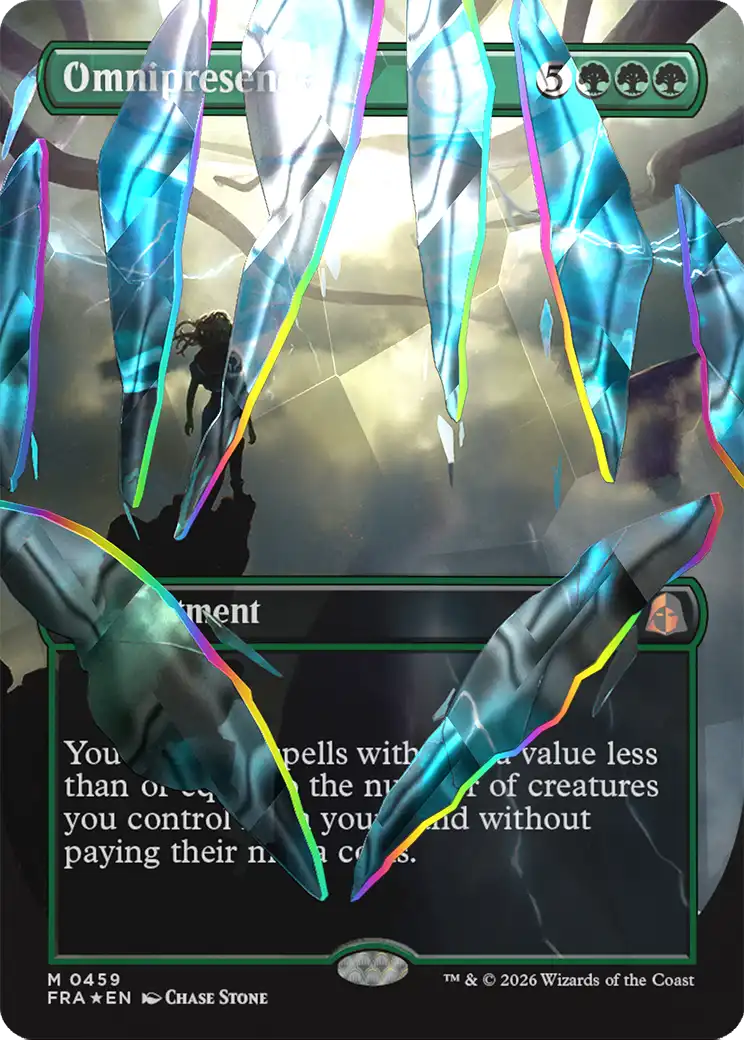 Omnipresence - Mythic Enchantment card from Reality Fracture