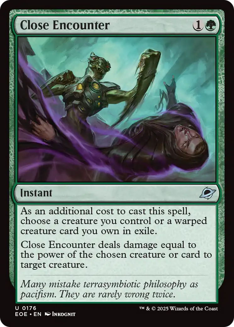 Close Encounter - Uncommon Instant card from Edge of Eternities