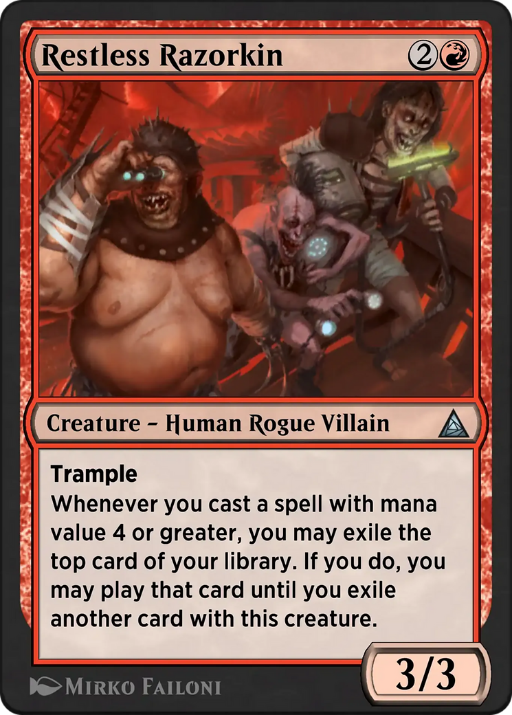 Superior Foes of Spider-Man - Uncommon Creature — Human Rogue Villain card from Through the Omenpaths
