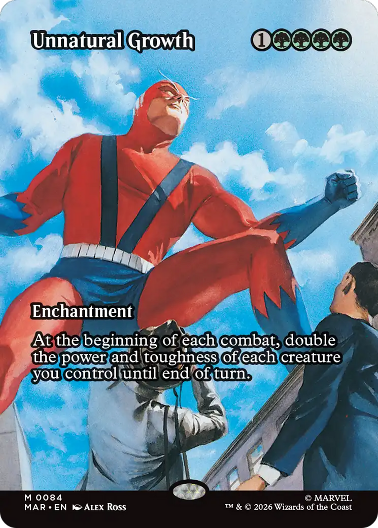 Unnatural Growth - Mythic Enchantment card from Marvel Universe