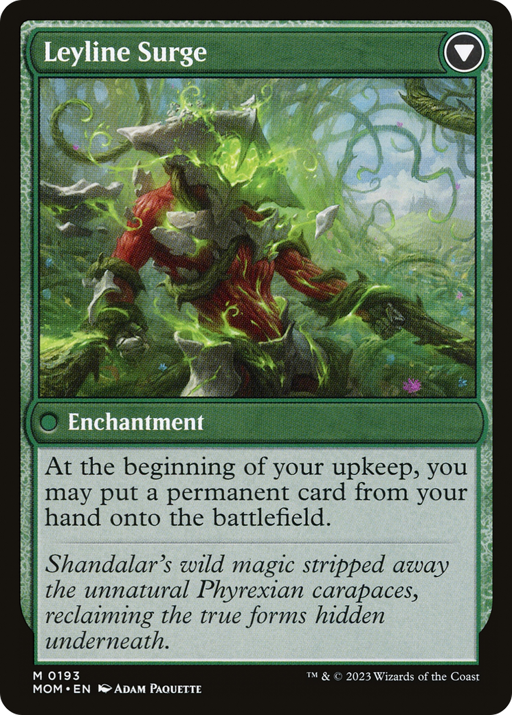 Image of card Invasion of Shandalar // Leyline Surge back