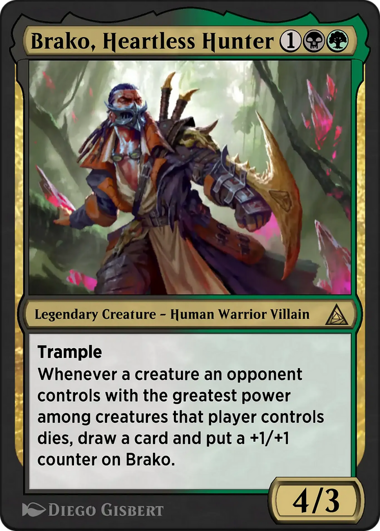 Kraven the Hunter - Rare Legendary Creature — Human Warrior Villain card from Through the Omenpaths