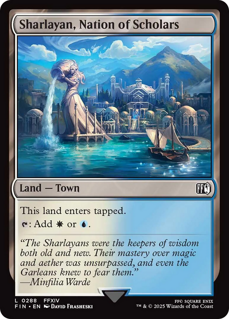 Sharlayan, Nation of Scholars - Common Land — Town card from Final Fantasy