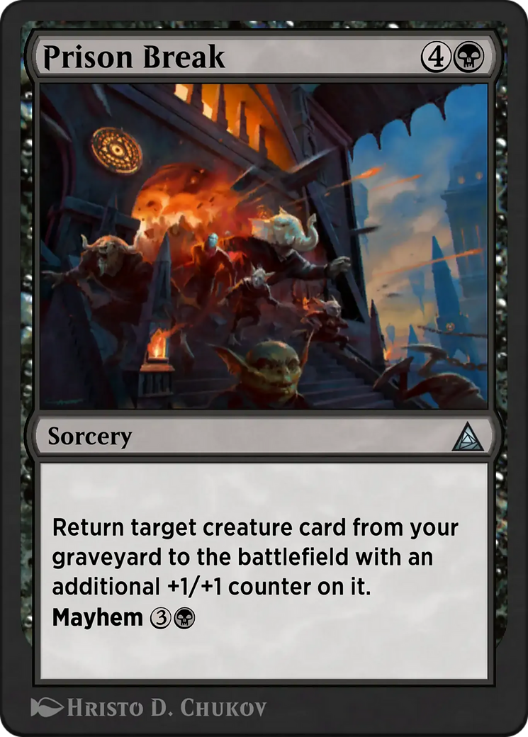 Prison Break - Uncommon Sorcery card from Through the Omenpaths