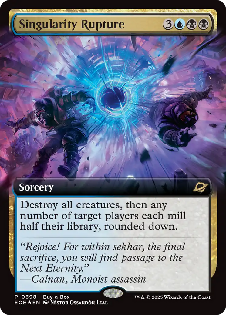 Singularity Rupture - Rare Sorcery card from Edge of Eternities