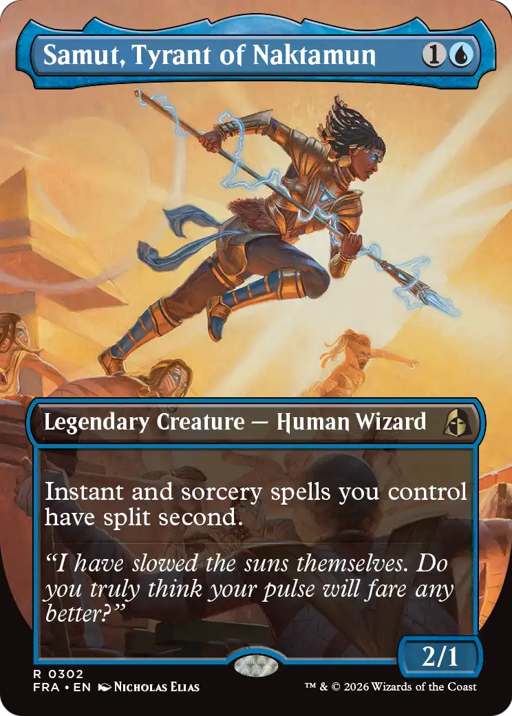 Samut, Tyrant of Naktamun - Rare Legendary Creature — Human Wizard card from Reality Fracture