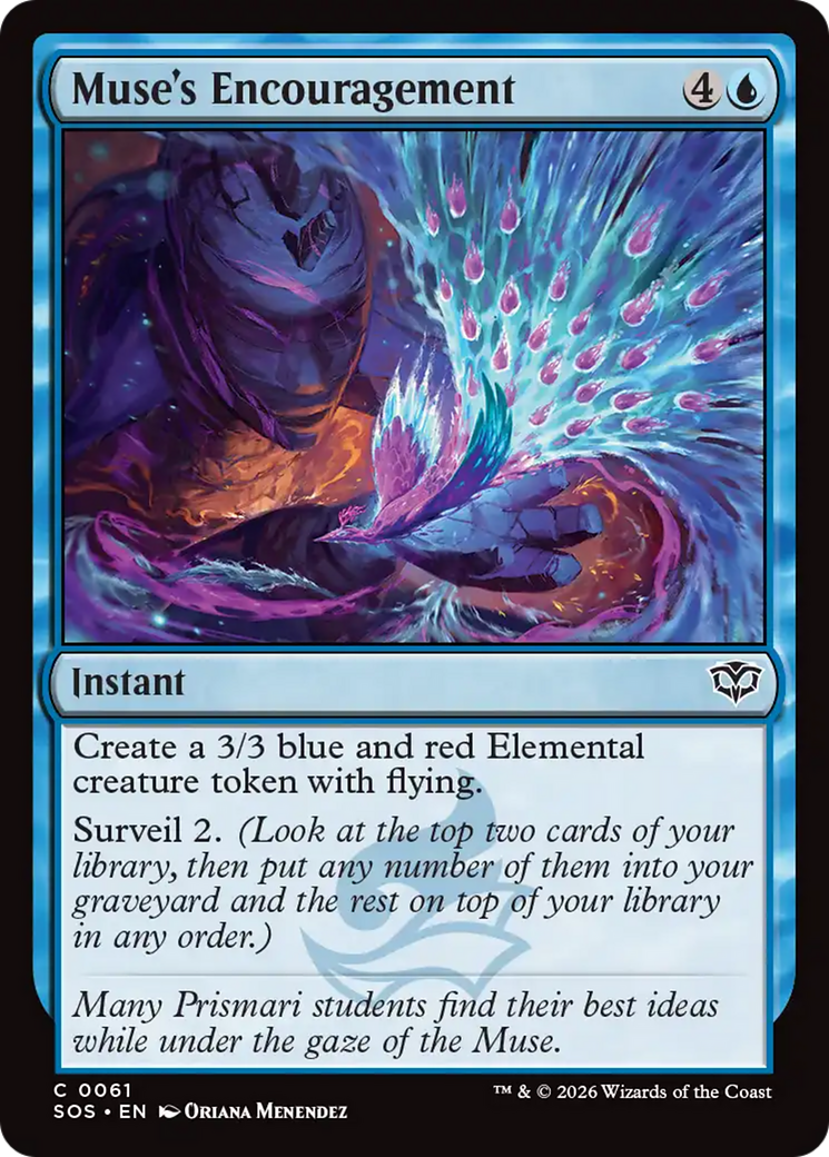 Muse's Encouragement - Common Instant card from Secrets of Strixhaven