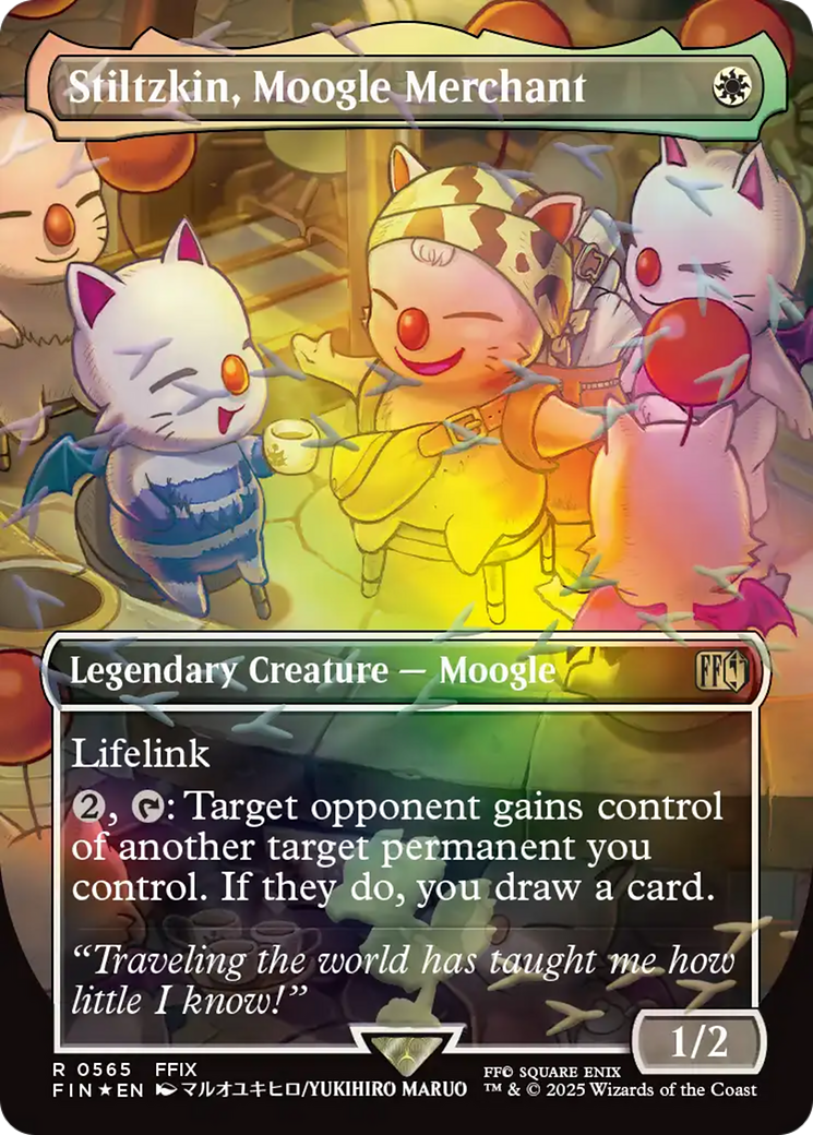 Stiltzkin, Moogle Merchant - Rare Legendary Creature — Moogle card from Final Fantasy