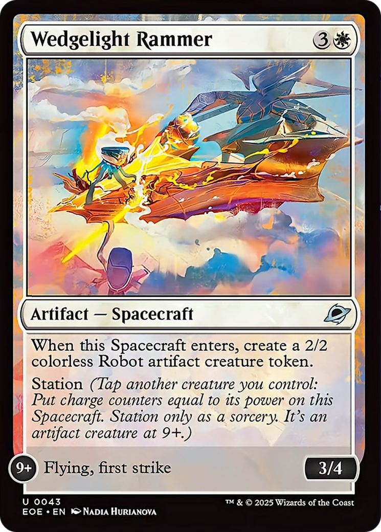 Wedgelight Rammer - Uncommon Artifact — Spacecraft card from Edge of Eternities