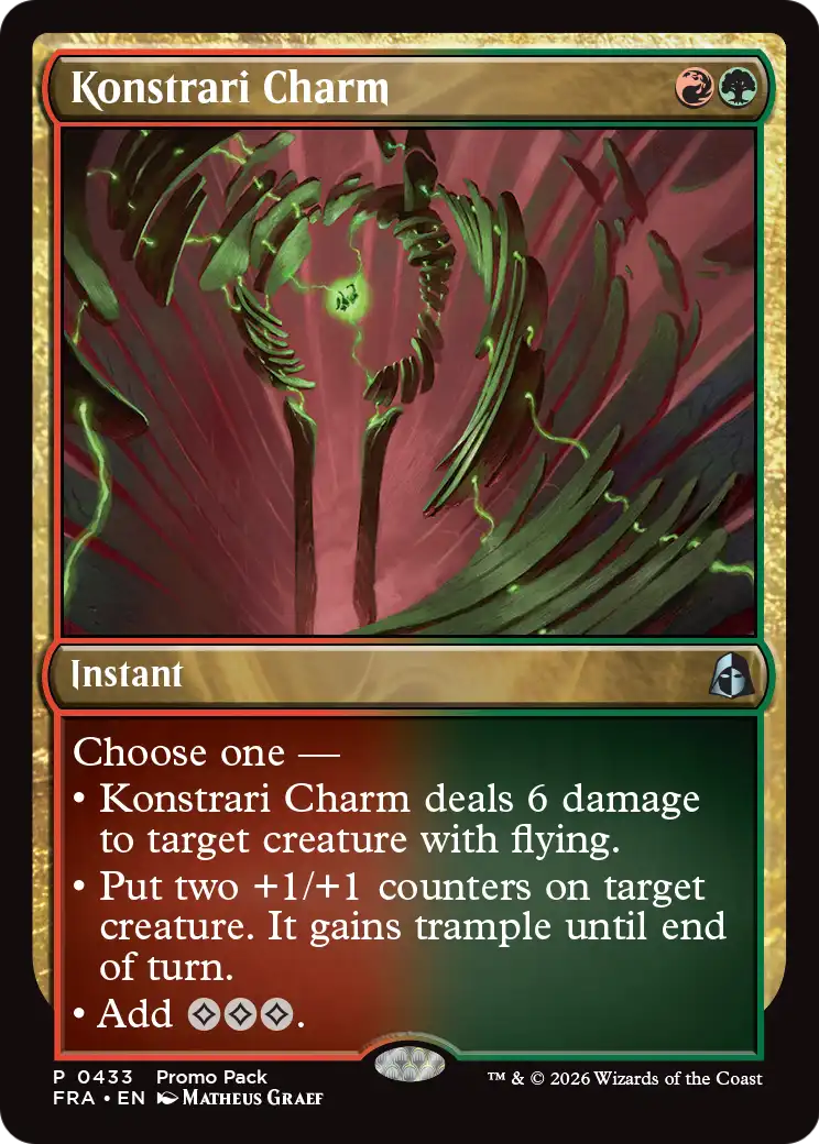 Konstrari Charm - Uncommon Instant card from Reality Fracture