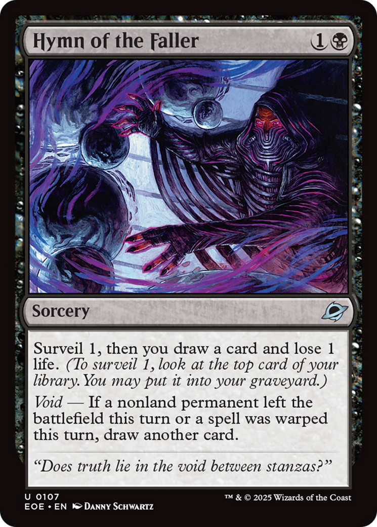 Hymn of the Faller - Uncommon Sorcery card from Edge of Eternities