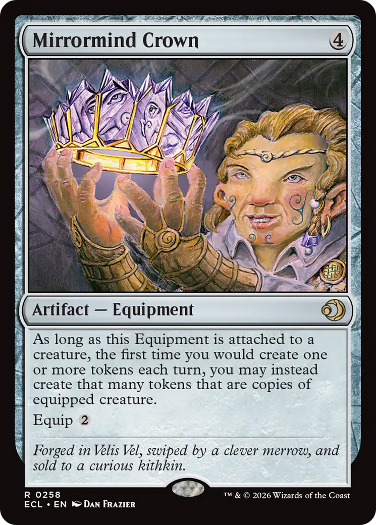 Mirrormind Crown - Rare Artifact — Equipment card from Lorwyn Eclipsed