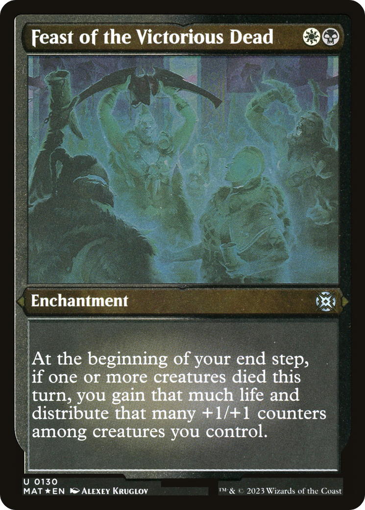 Feast of the Victorious Dead - Uncommon Enchantment card from March of the Machine: The Aftermath