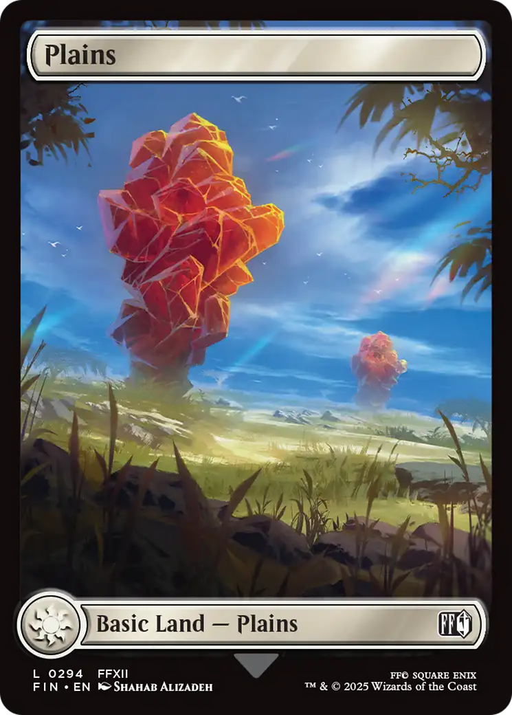 Plains - Common Basic Land — Plains card from Final Fantasy