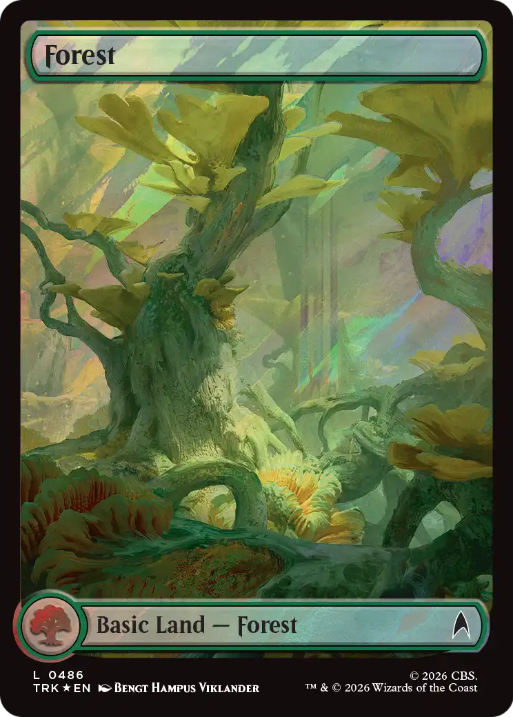 Forest - Common Basic Land — Forest card from Star Trek