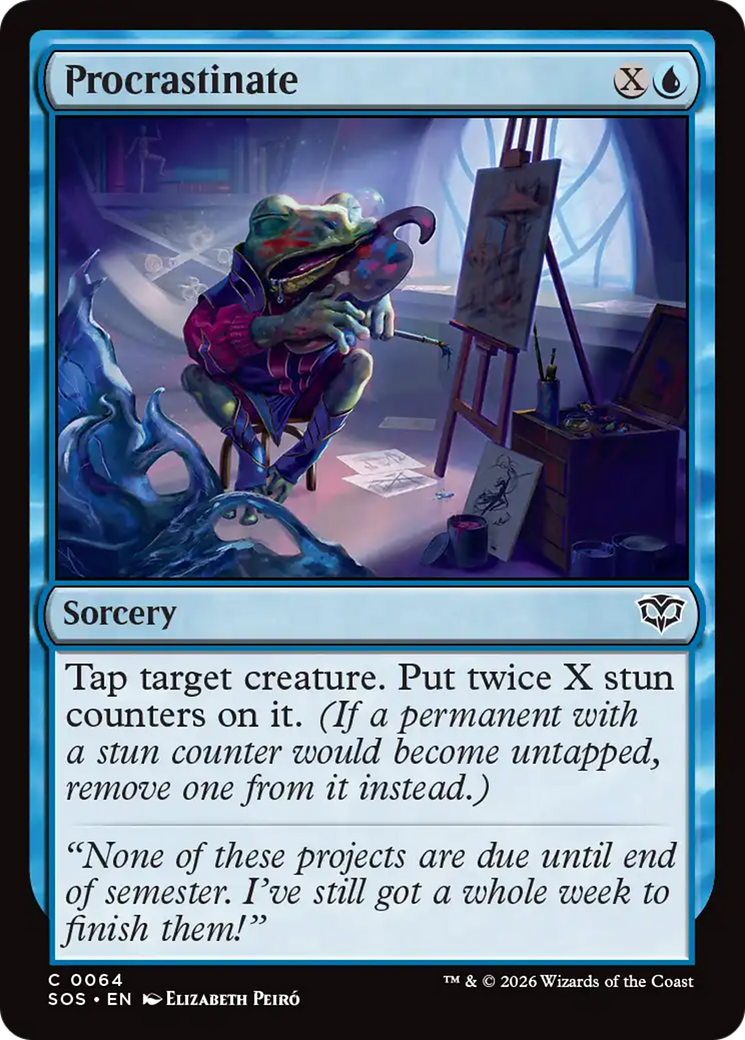 Procrastinate - Common Sorcery card from Secrets of Strixhaven