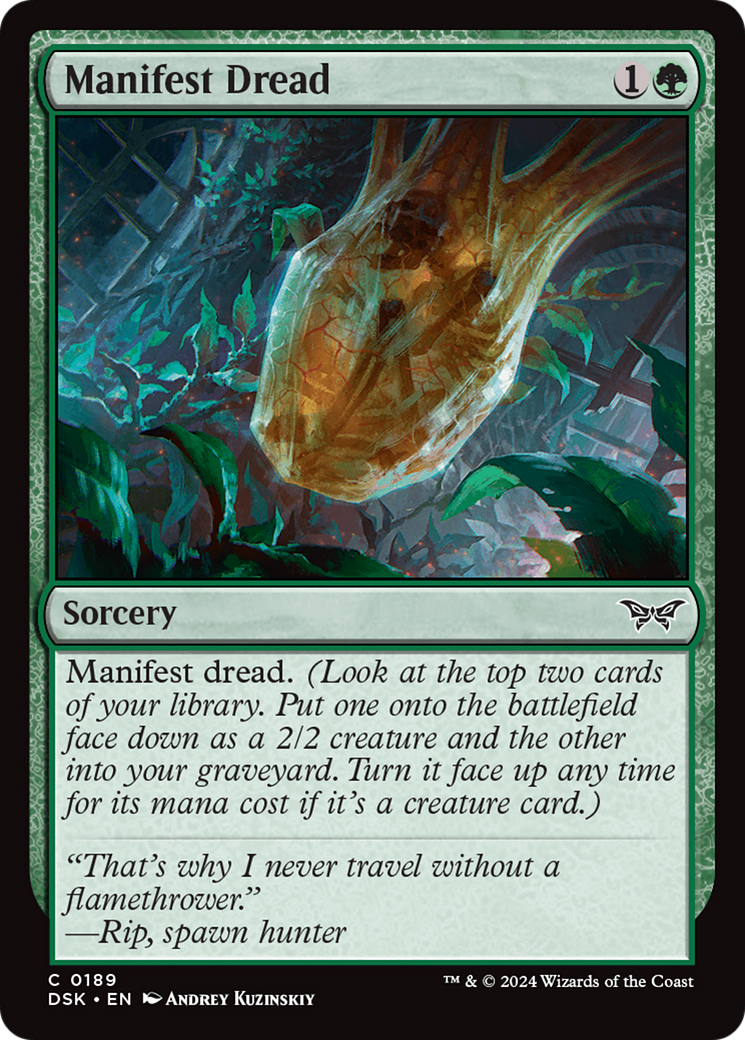 Image of card Manifest Dread