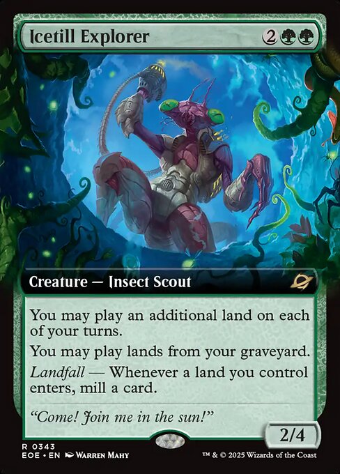 Icetill Explorer - Rare card from Edge of Eternities