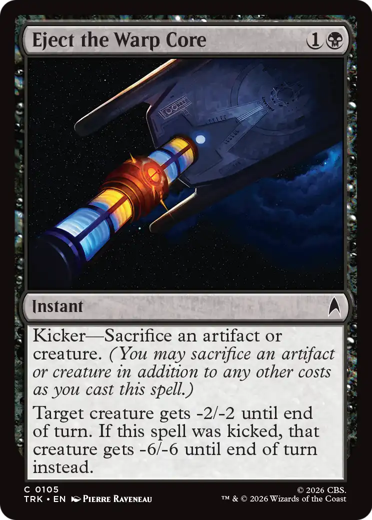 Eject the Warp Core - Common Instant card from Star Trek
