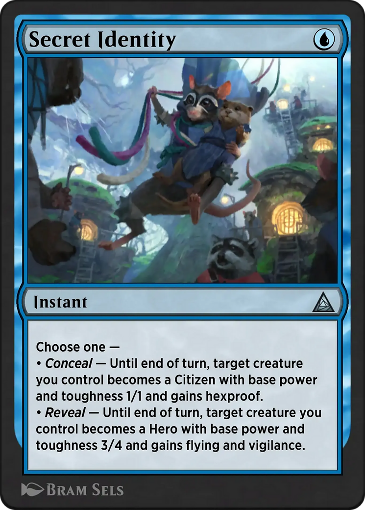 Secret Identity - Uncommon Instant card from Through the Omenpaths