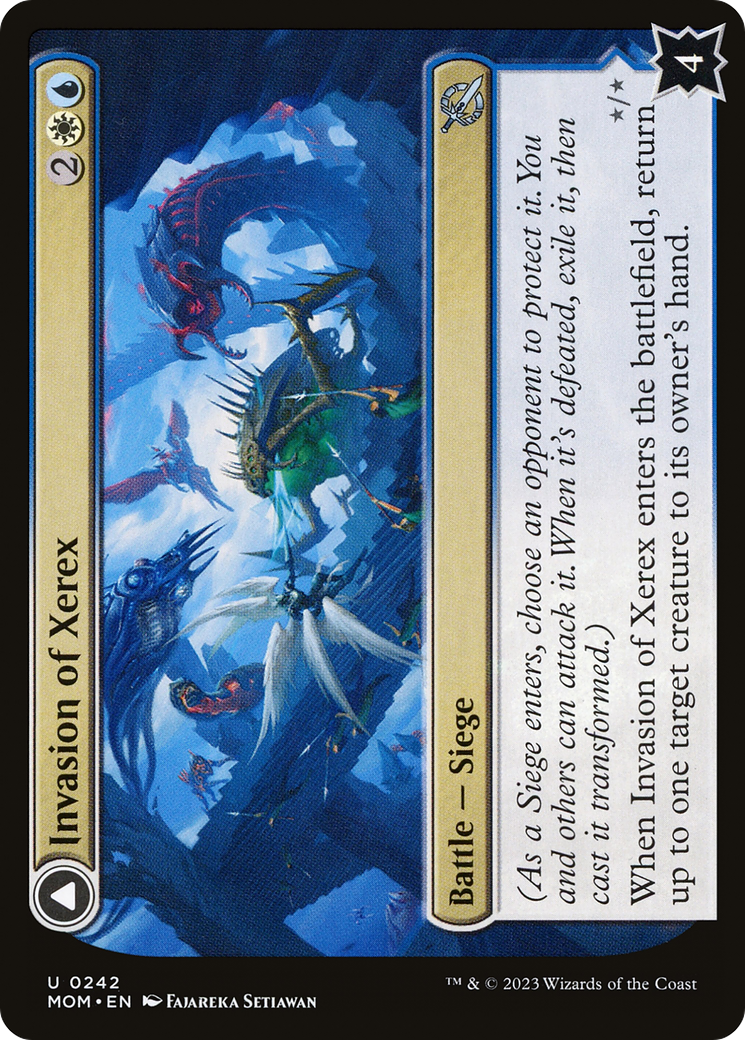 Image of card Invasion of Xerex // Vertex Paladin