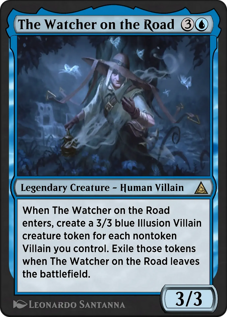Mysterio, Master of Illusion - Rare Legendary Creature — Human Villain card from Through the Omenpaths