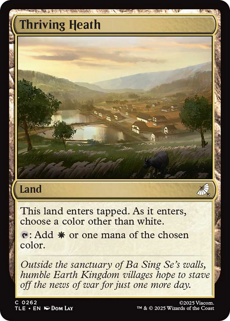 Thriving Heath - Common Land card from Avatar: The Last Airbender Eternal