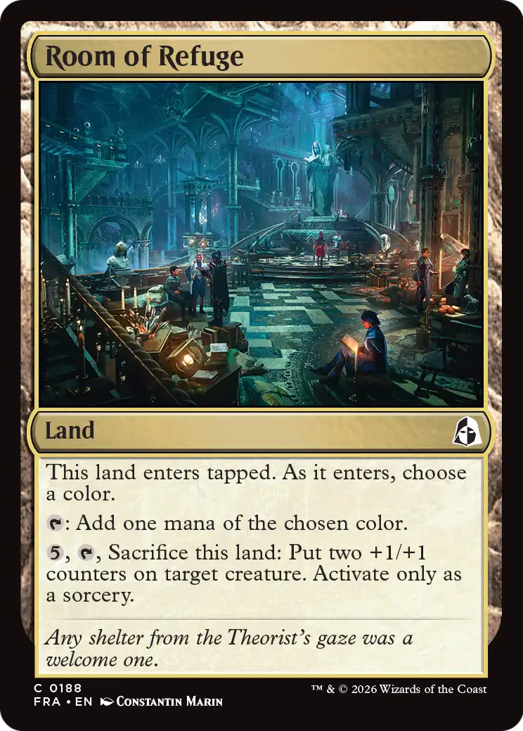 Room of Refuge - Common Land card from Reality Fracture