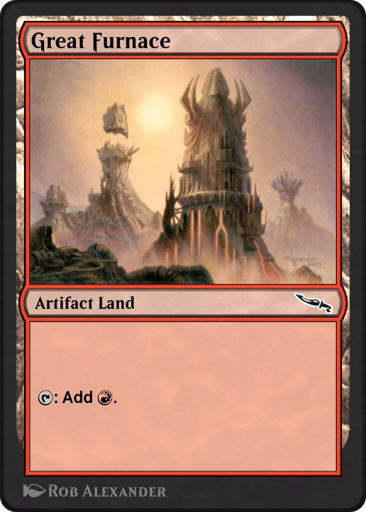 Great Furnace - Common Artifact Land card from Arena Anthology 2