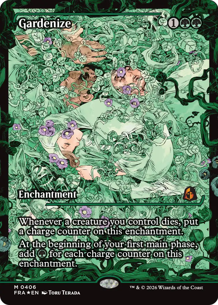 Gardenize - Mythic Enchantment card from Reality Fracture